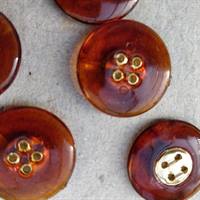 retro guld brunlige vintage gamle knapper bottons knap old  button